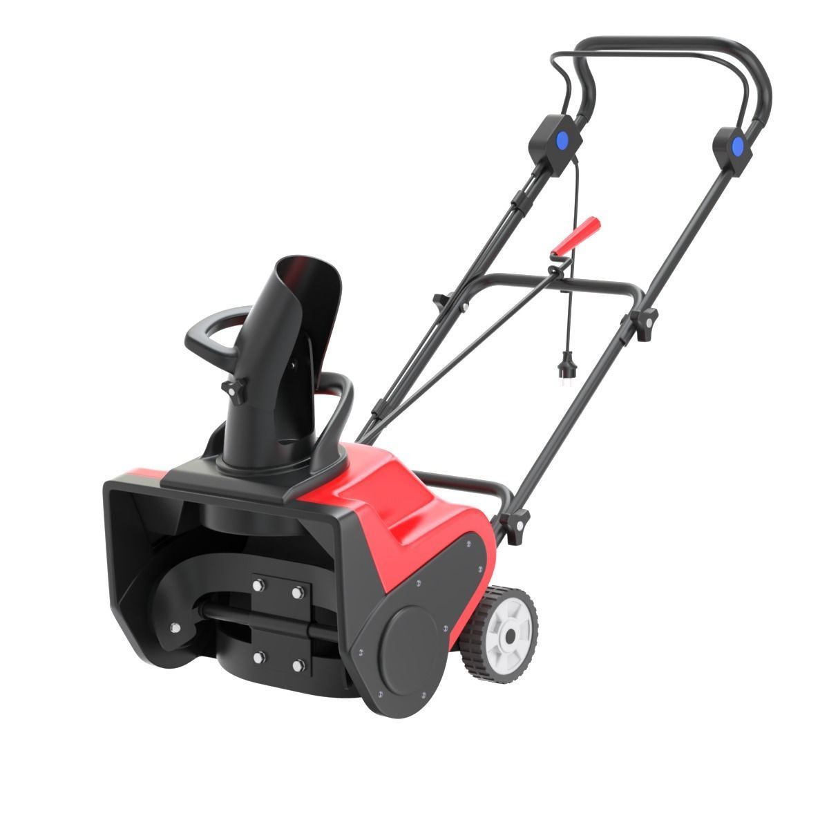 Electric Snow Blower 3D model_9