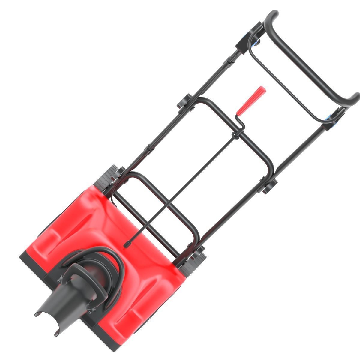 Electric Snow Blower 3D model_4