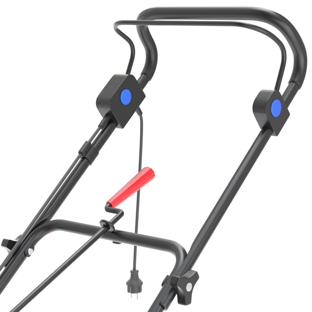 Electric Snow Blower 3D model_1