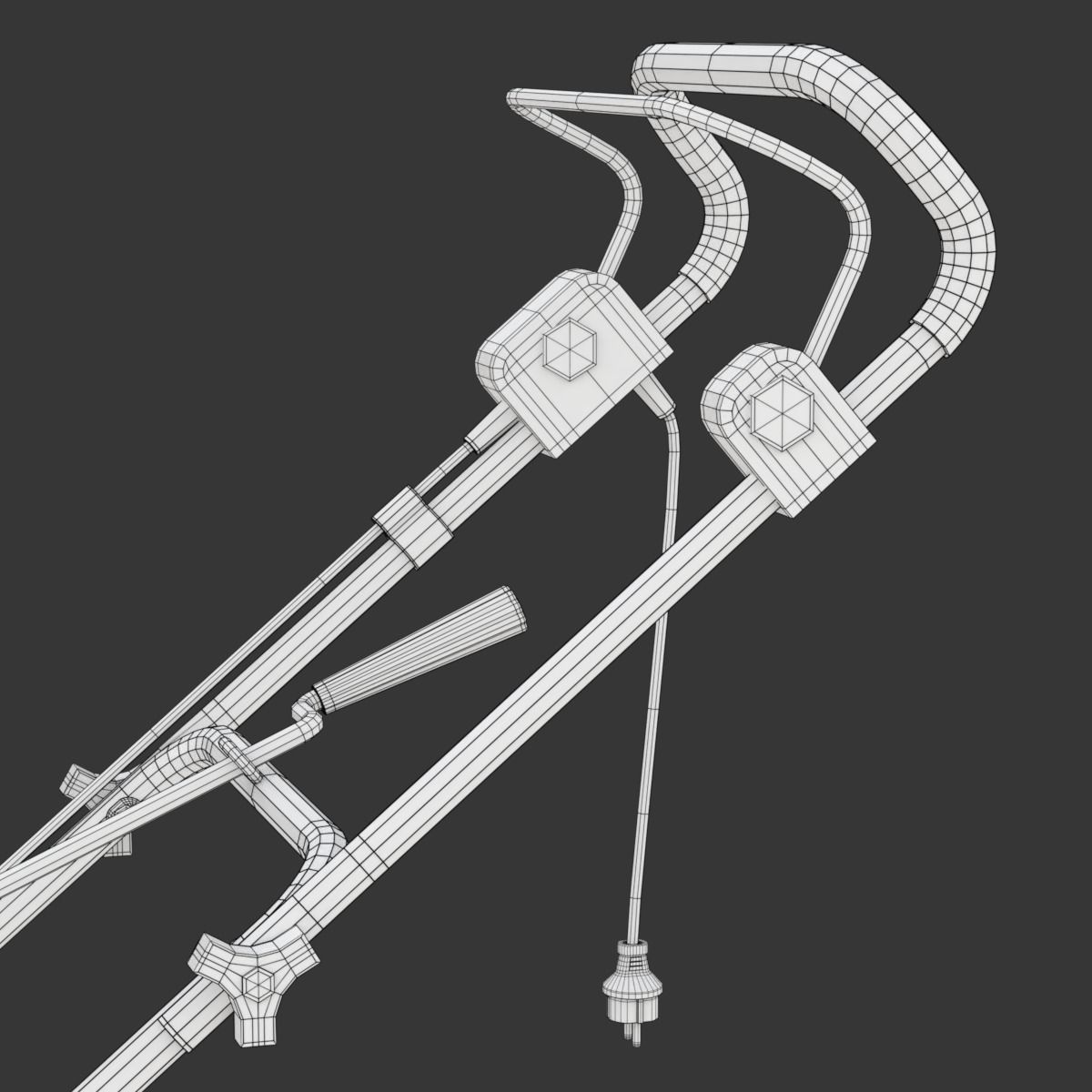 Electric Snow Blower 3D model_24