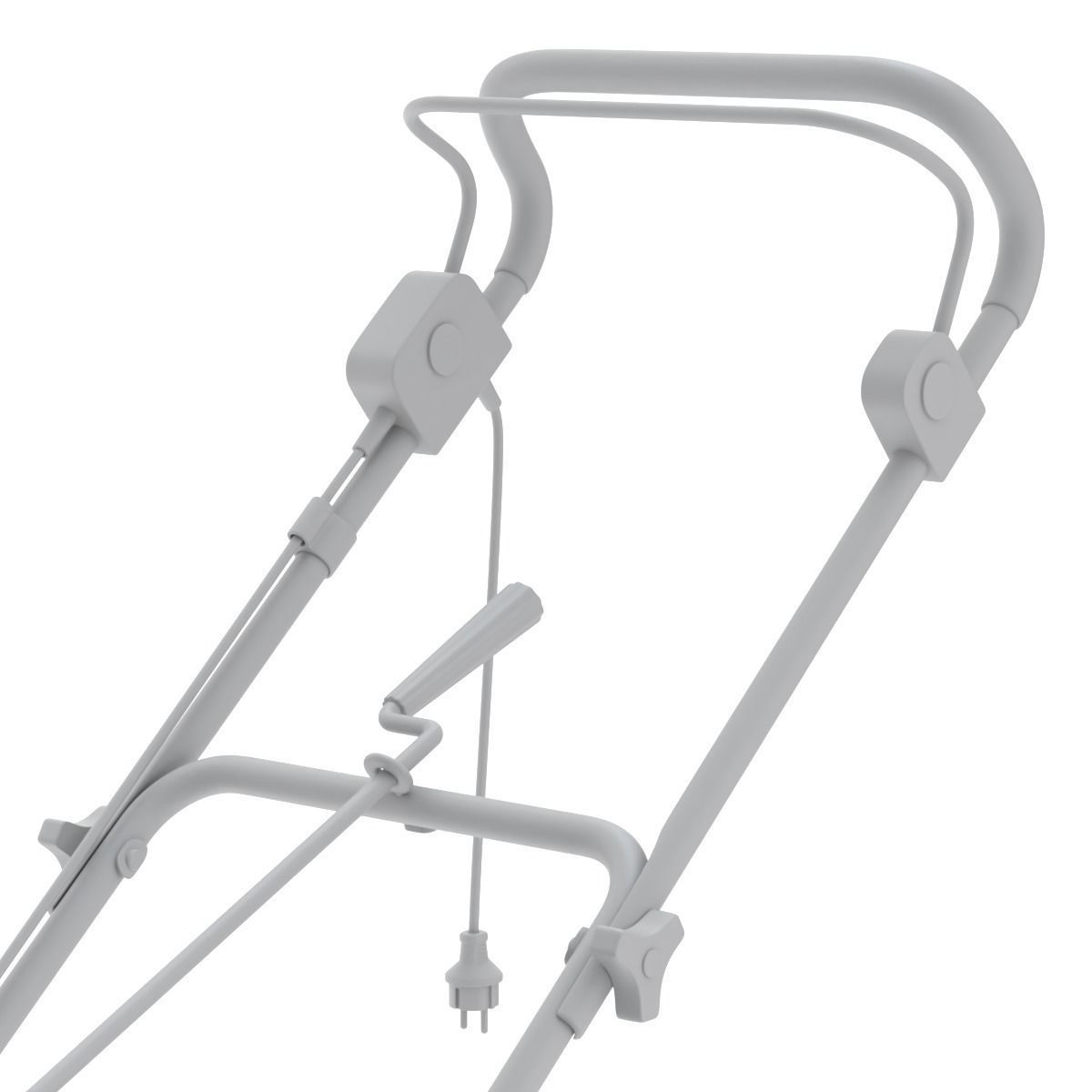 Electric Snow Blower 3D model_12