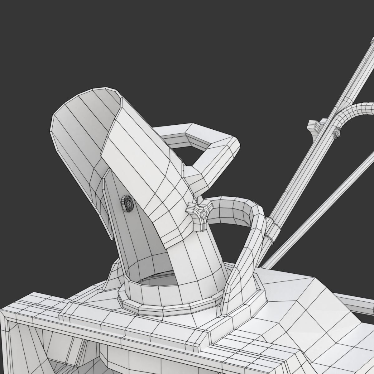 Electric Snow Blower 3D model_19