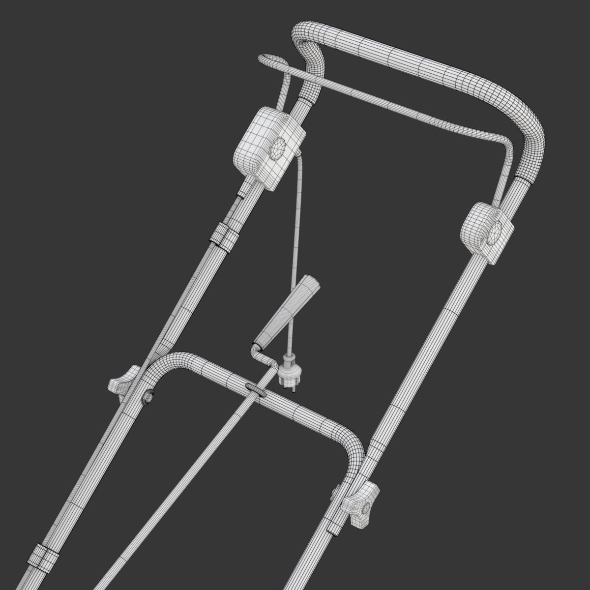 Electric Snow Blower 3D model_25