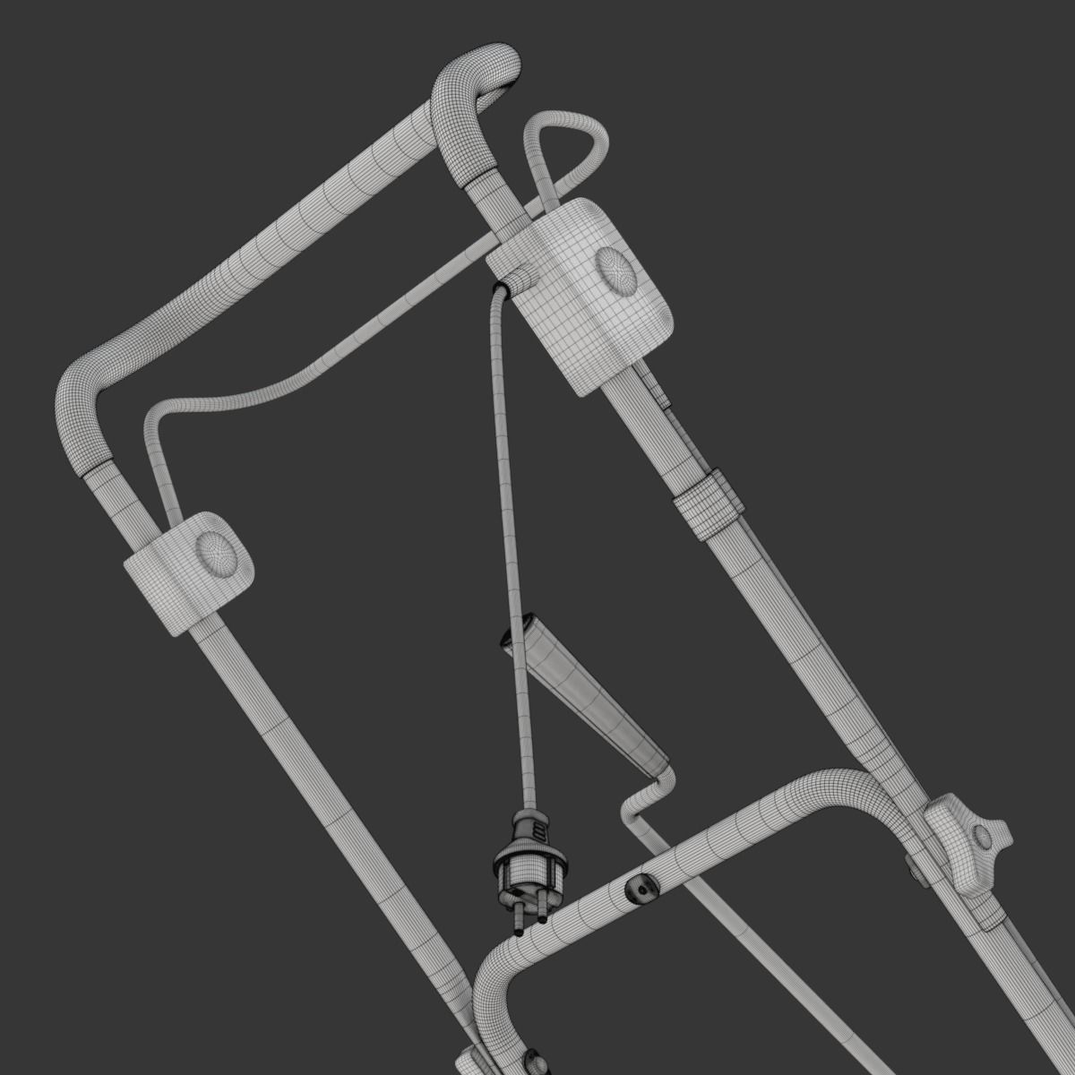 Electric Snow Blower 3D model_32