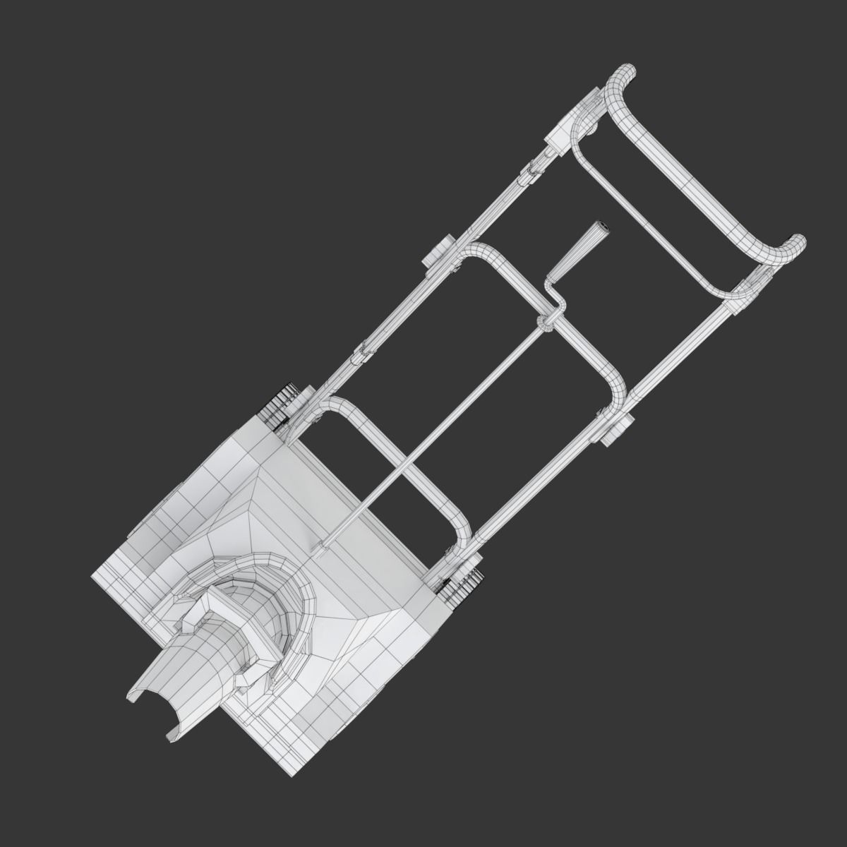 Electric Snow Blower 3D model_22