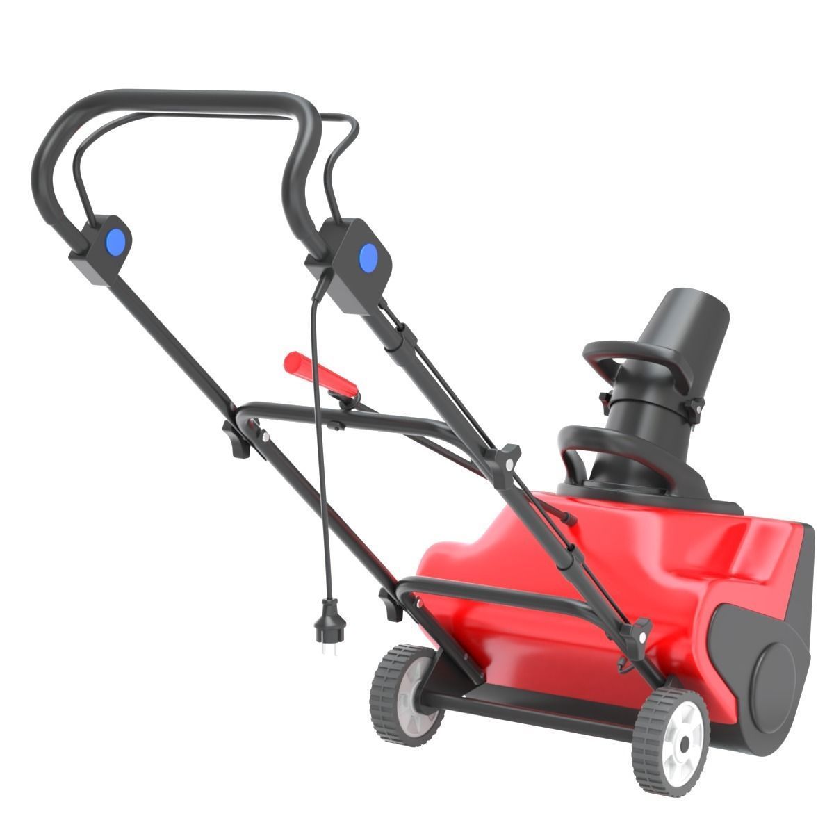 Electric Snow Blower 3D model_6