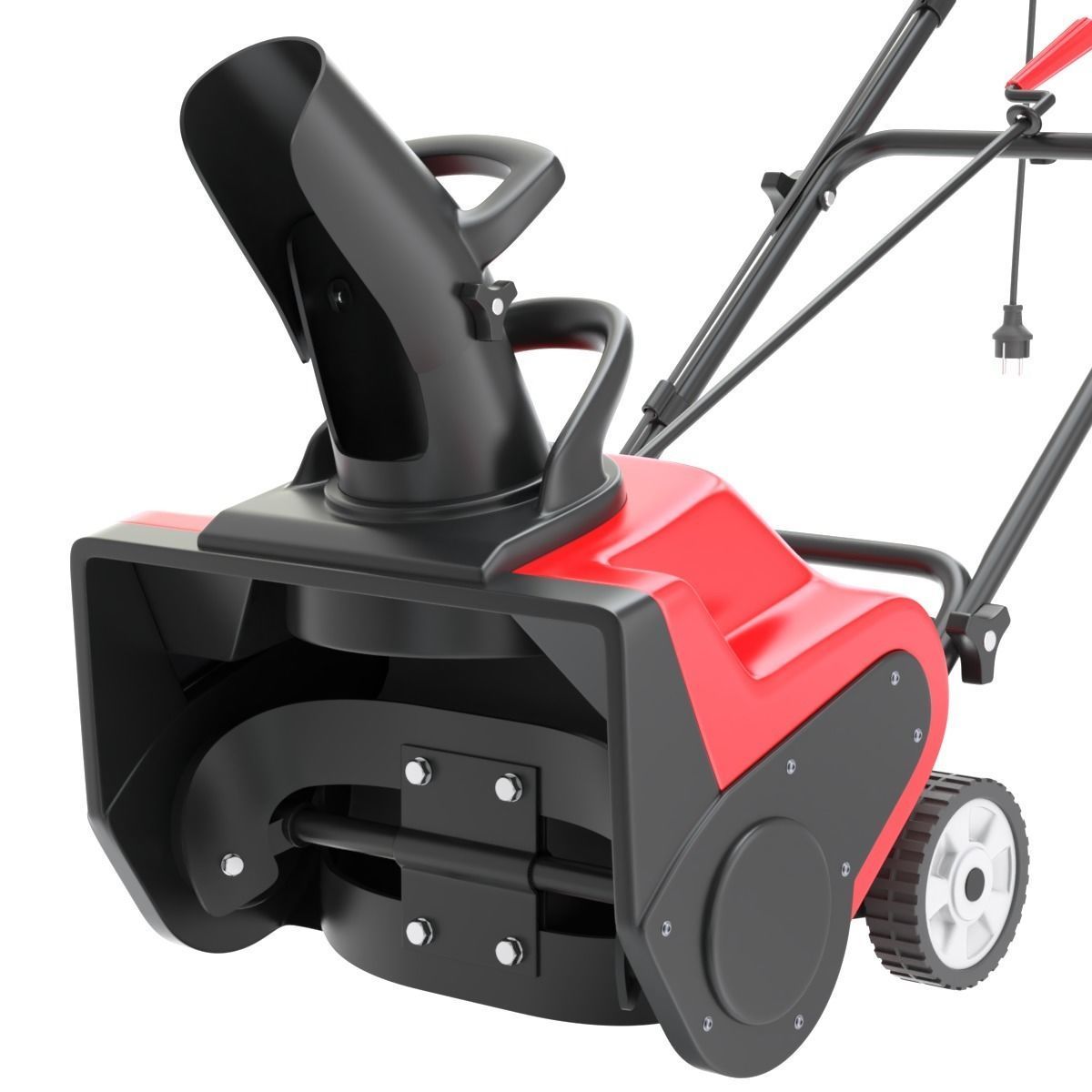 Electric Snow Blower 3D model_5