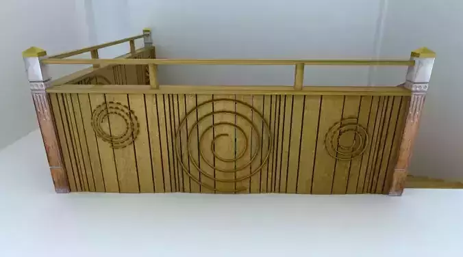 Old Stairway decorated