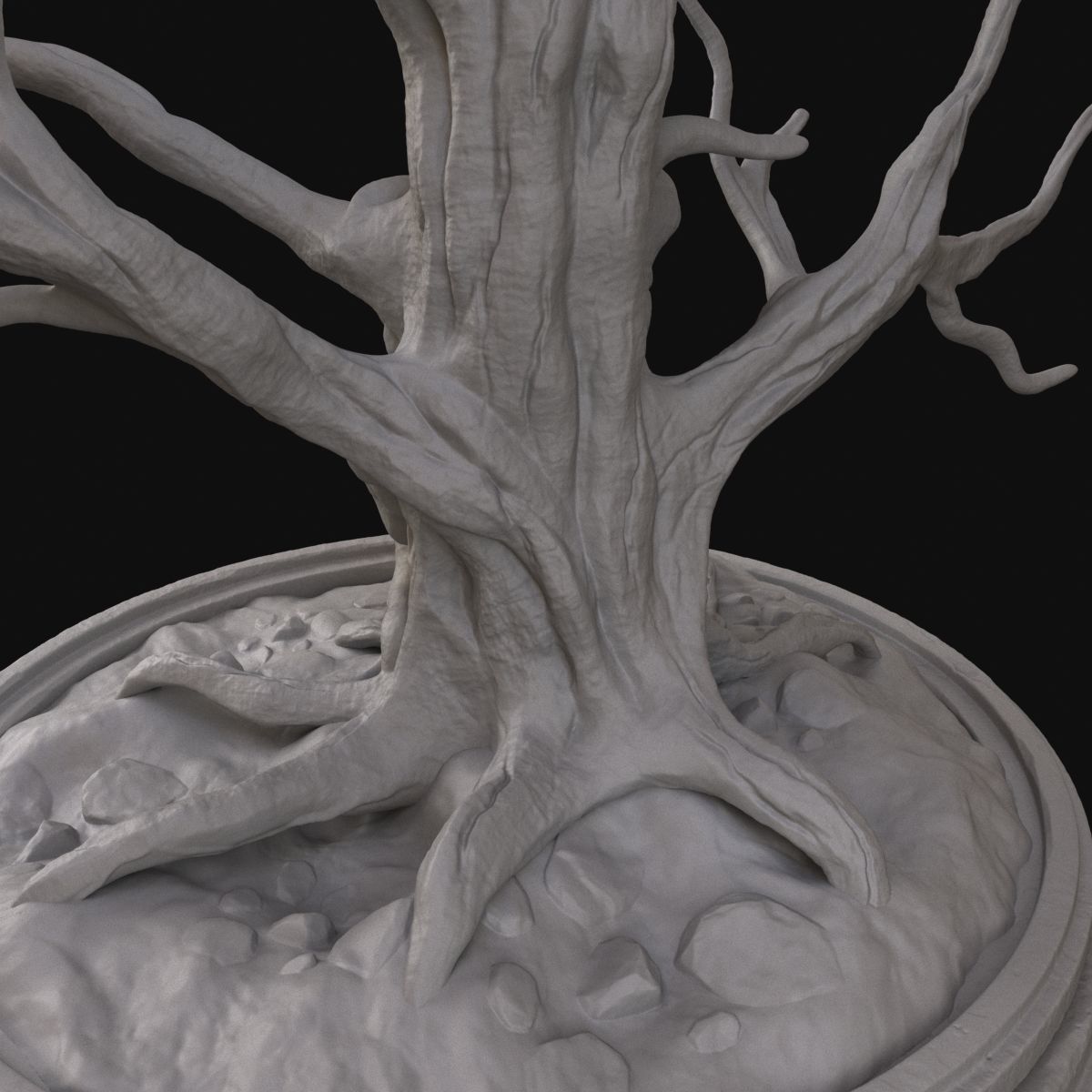 Fantasy tree 3D model_8