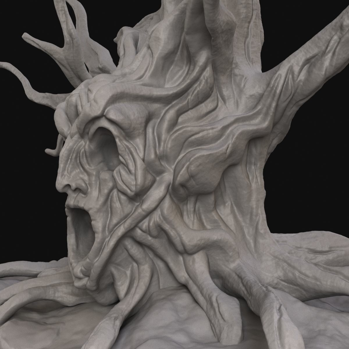 Fantasy tree 3D model_5