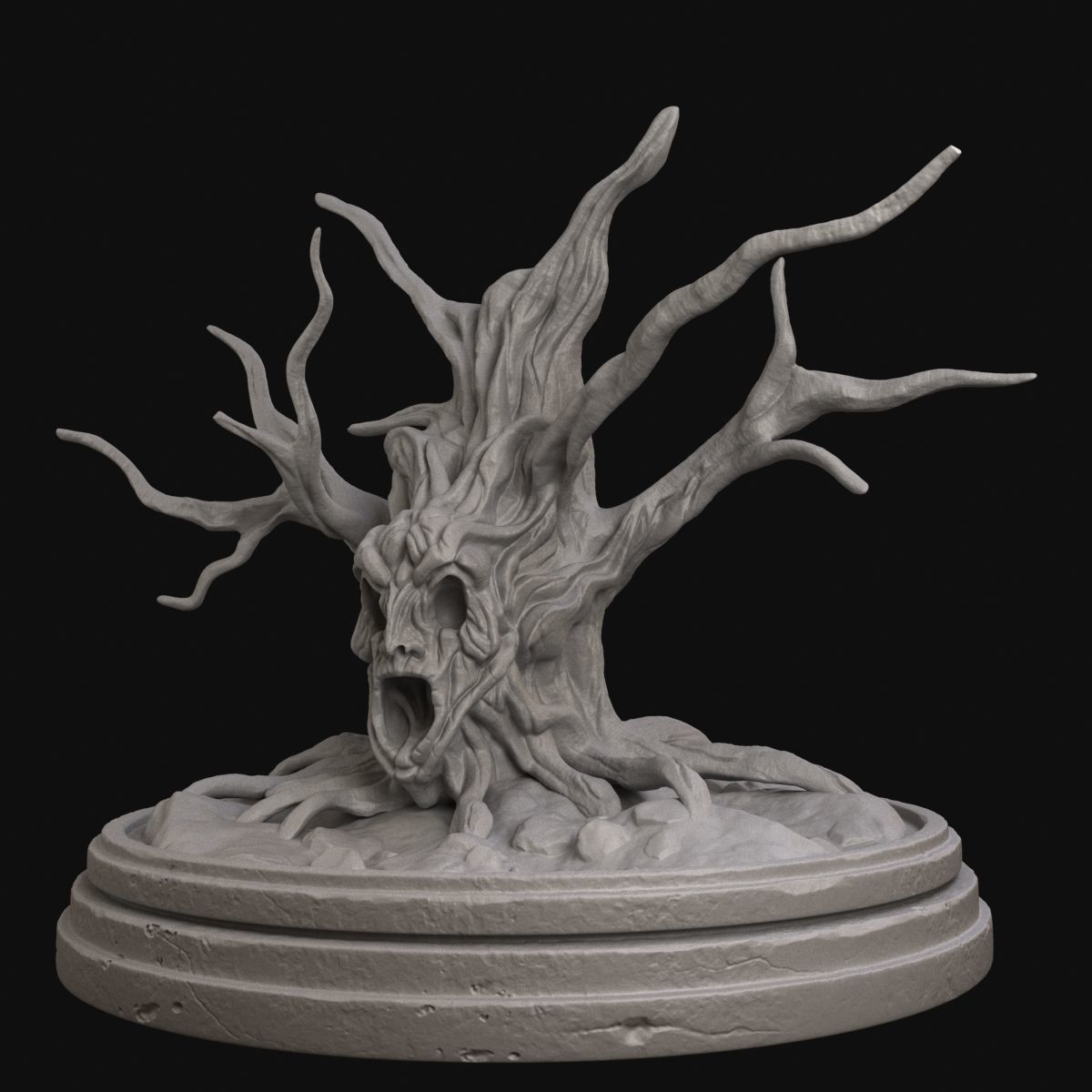 Fantasy tree 3D model_2