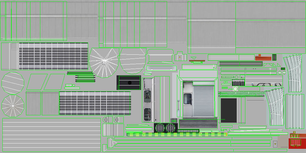 EDDF Terminal 1B Low-poly 3D model_25