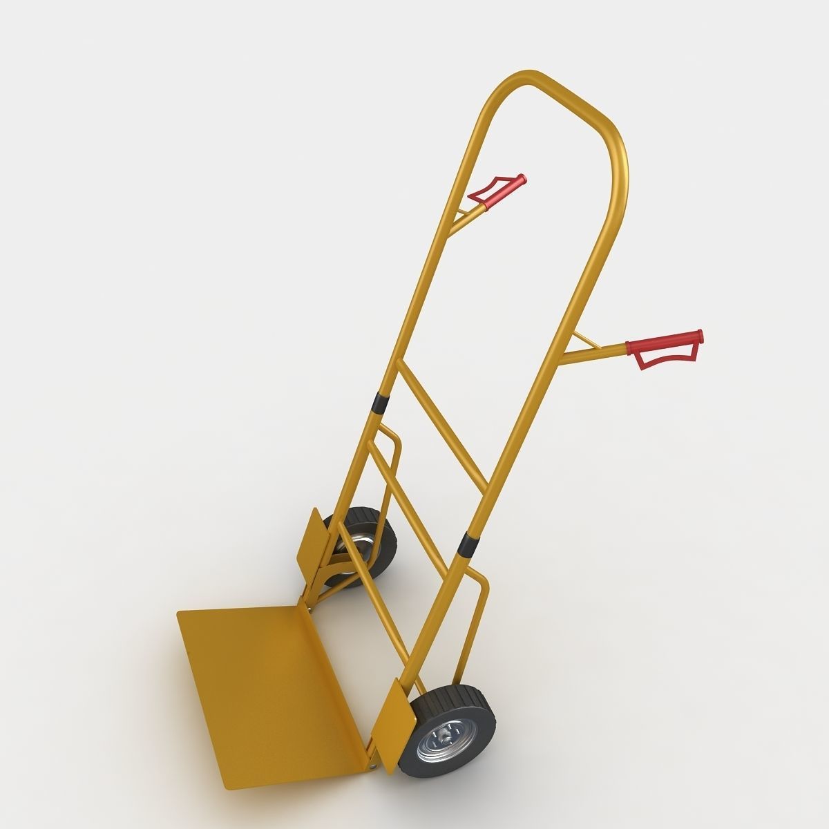 Sack truck 3D model_5