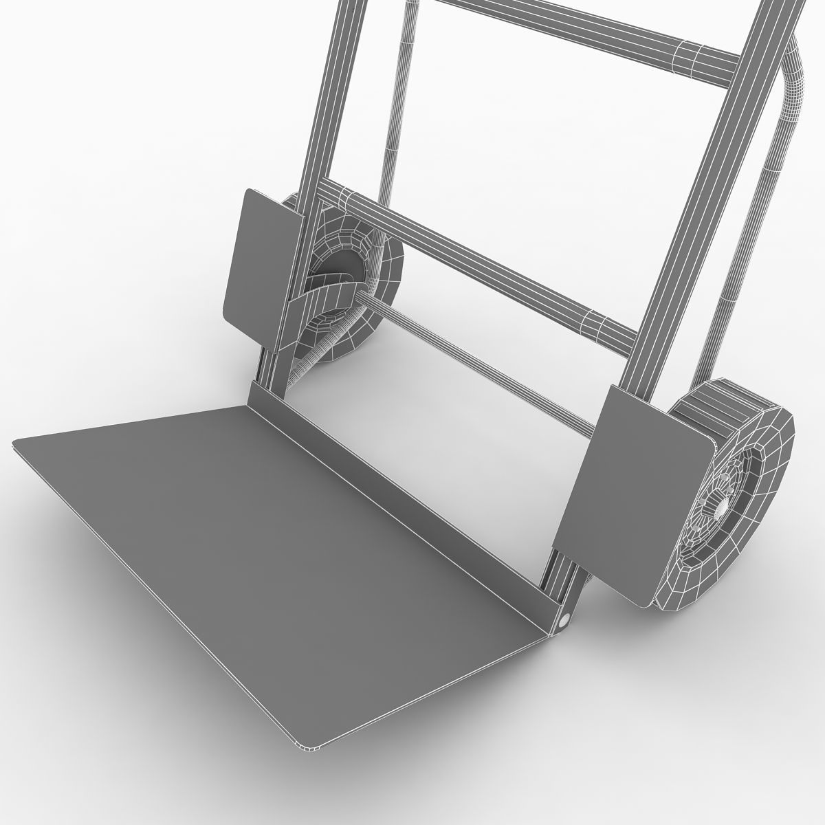 Sack truck 3D model_8
