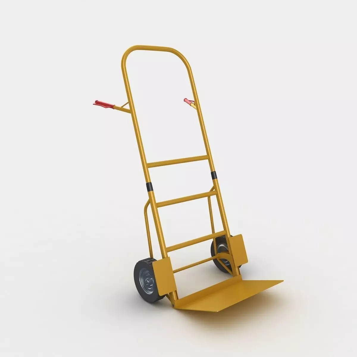Sack truck 3D model_0