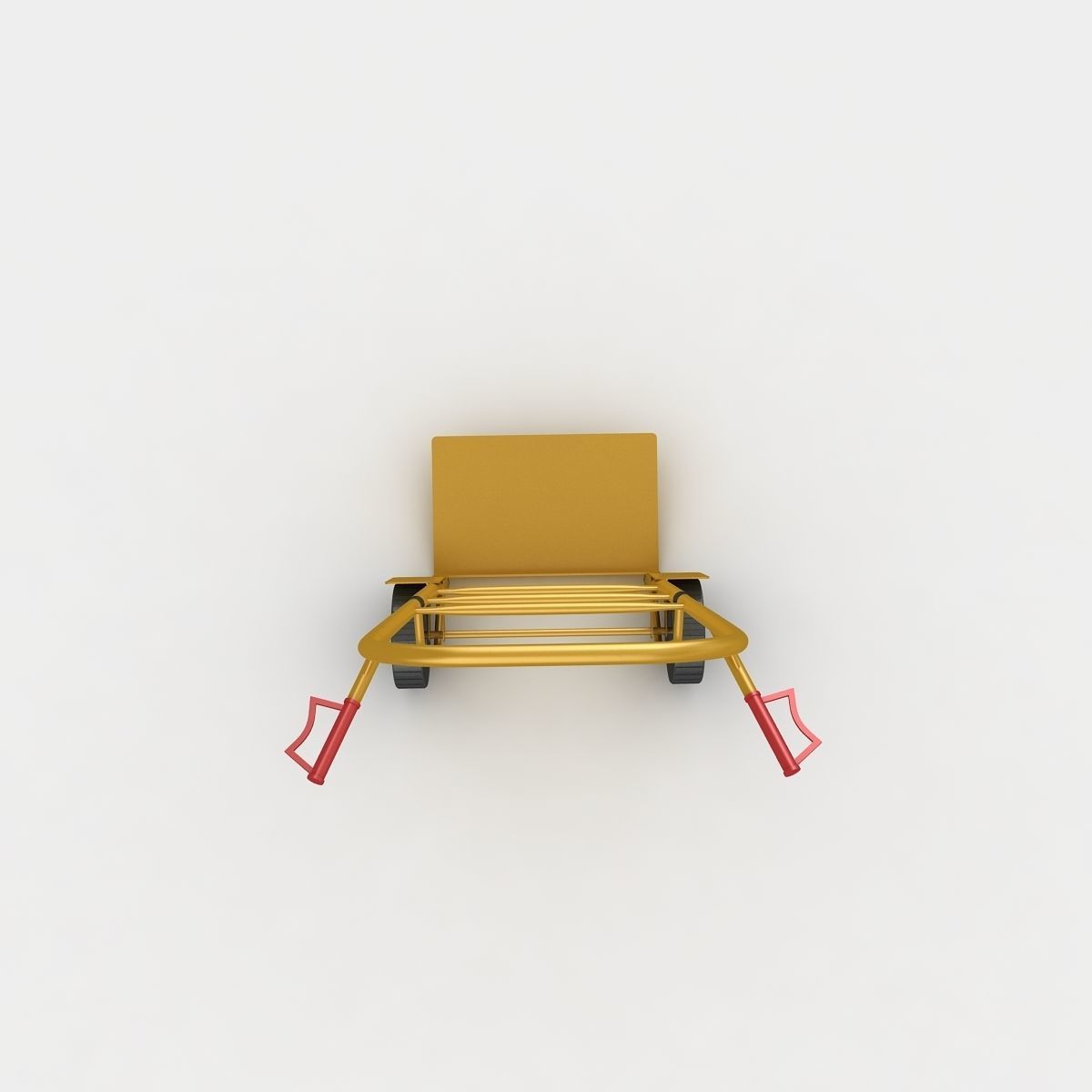 Sack truck 3D model_3
