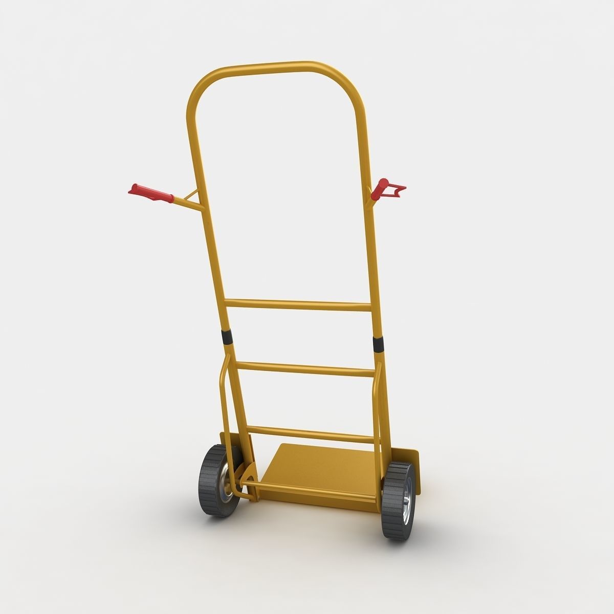 Sack truck 3D model_1
