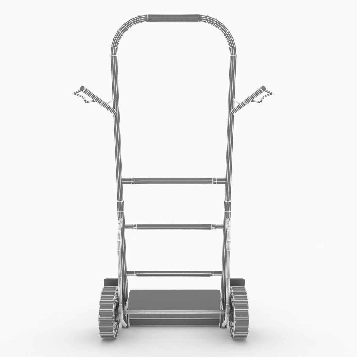 Sack truck 3D model_6