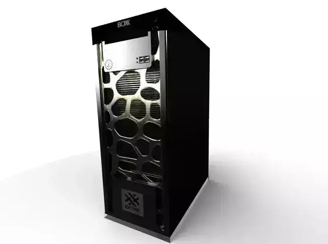 Organic boxx Free 3D model