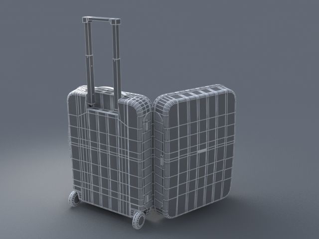 Suitcase Samsonite Velocita Upright 55-20 3D model_13