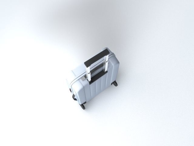 Suitcase Samsonite Velocita Upright 55-20 3D model_5