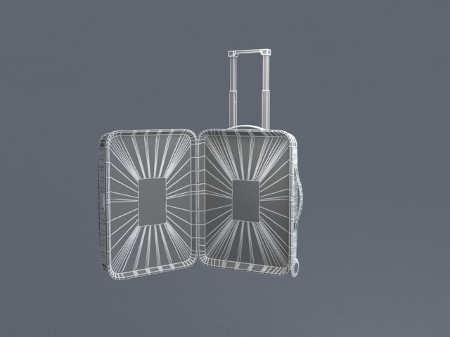 Suitcase Samsonite Velocita Upright 55-20 3D model_12