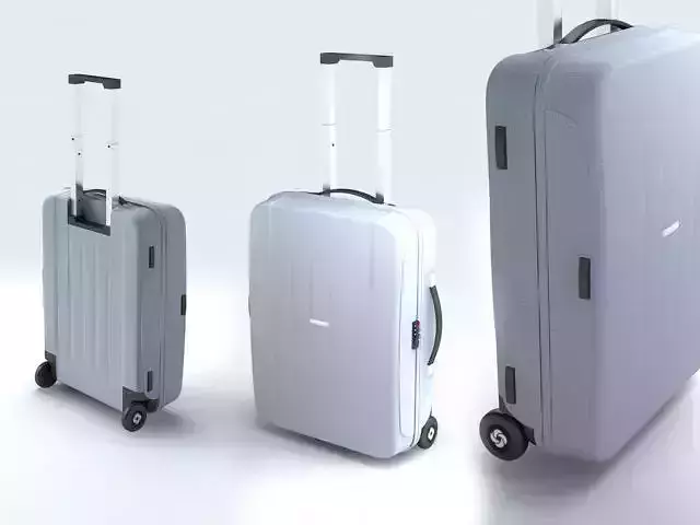 Suitcase Samsonite Velocita Upright 55-20 3D model