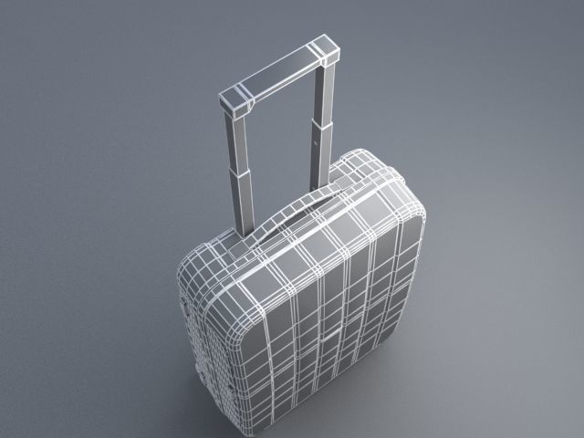 Suitcase Samsonite Velocita Upright 55-20 3D model_15