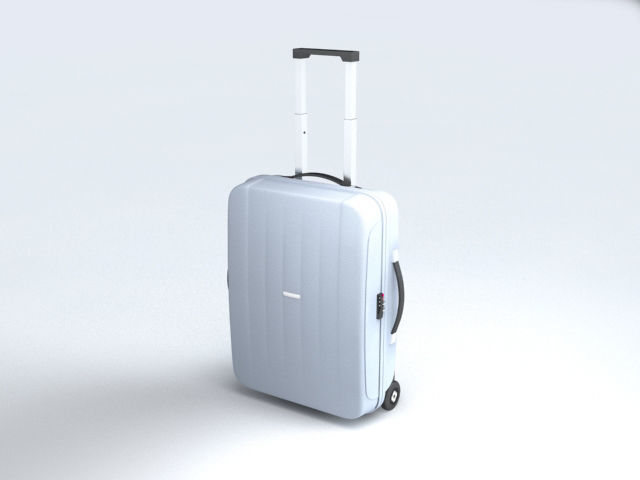 Suitcase Samsonite Velocita Upright 55-20 3D model_7