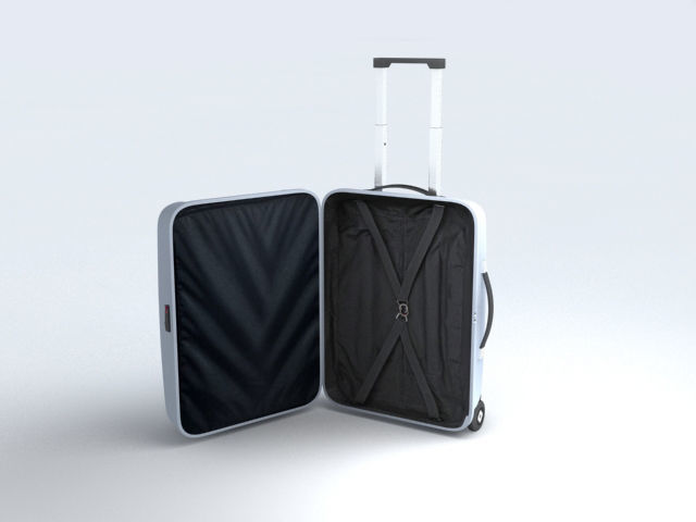 Suitcase Samsonite Velocita Upright 55-20 3D model_11