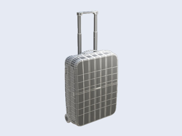 Suitcase Samsonite Velocita Upright 55-20 3D model_14
