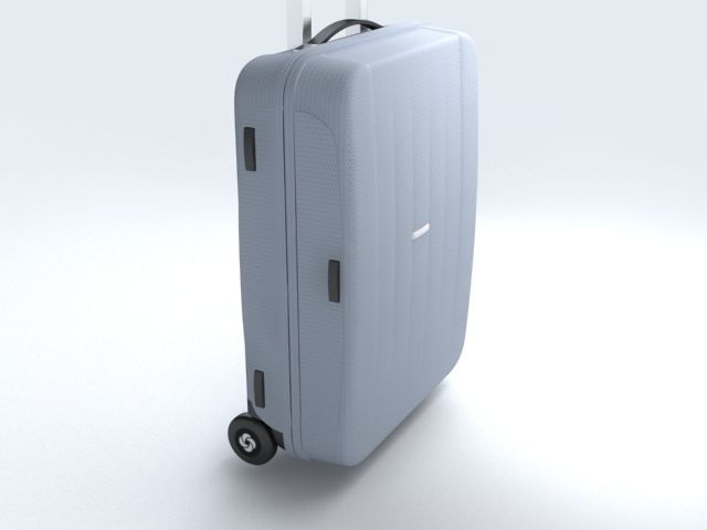 Suitcase Samsonite Velocita Upright 55-20 3D model_3