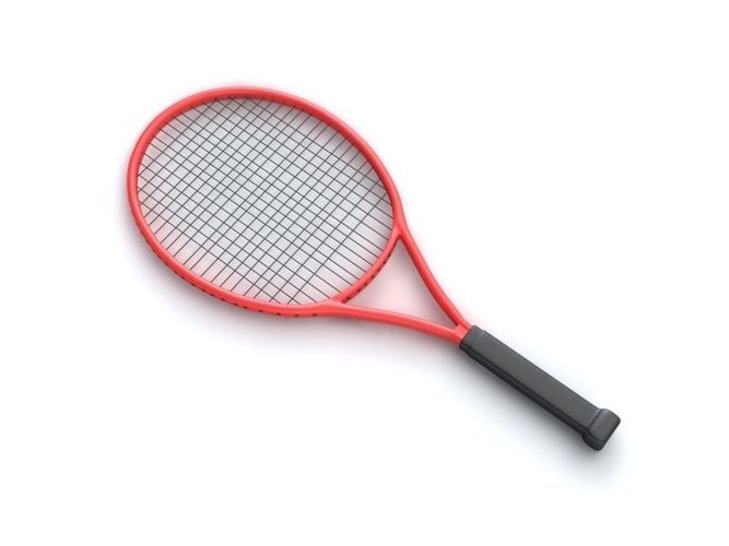 tennis racket 3D model