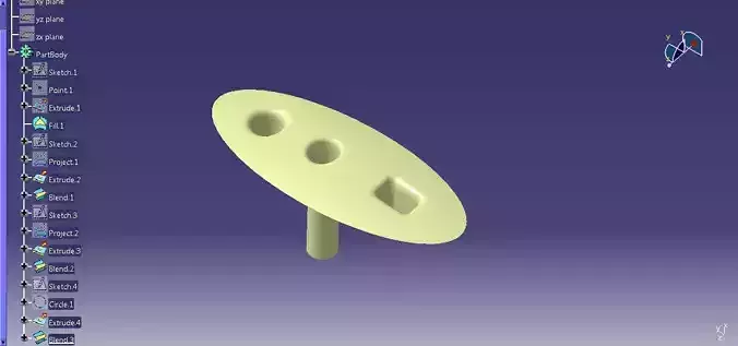 SurfacingCatia V5 Free 3D model