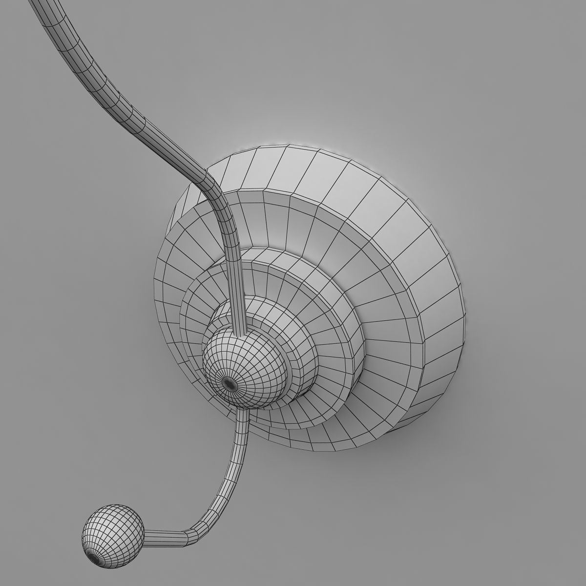 Towel Hook 3D model_3