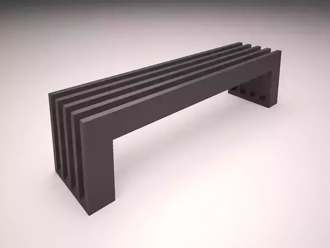 Heater bench 3D model
