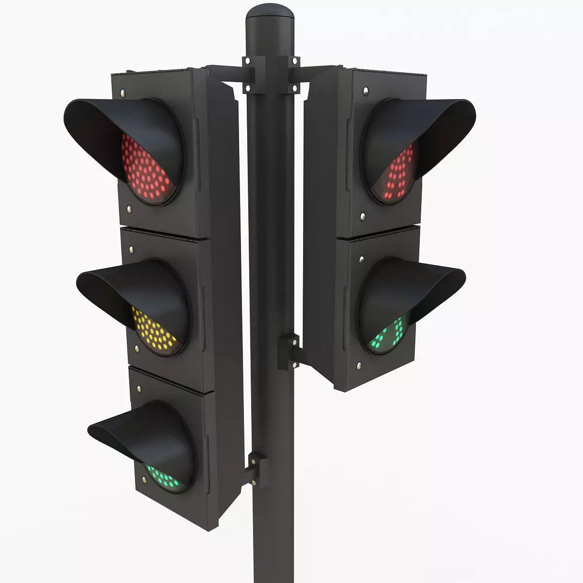 Traffic Light 3D model_0