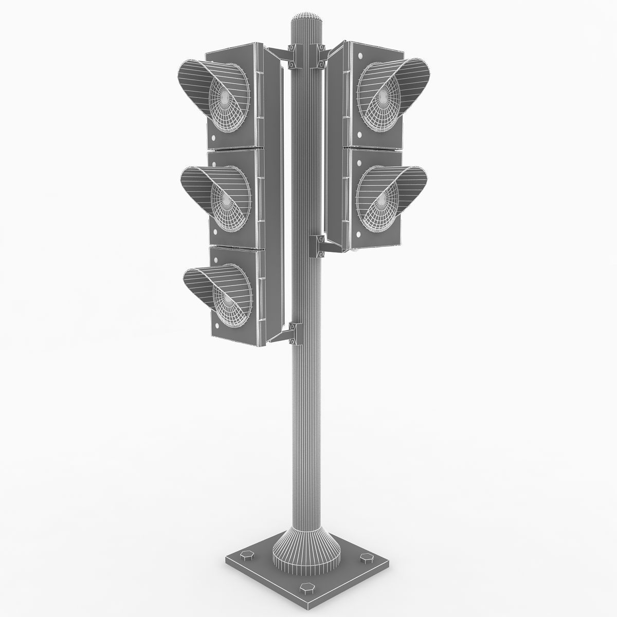Traffic Light 3D model_9