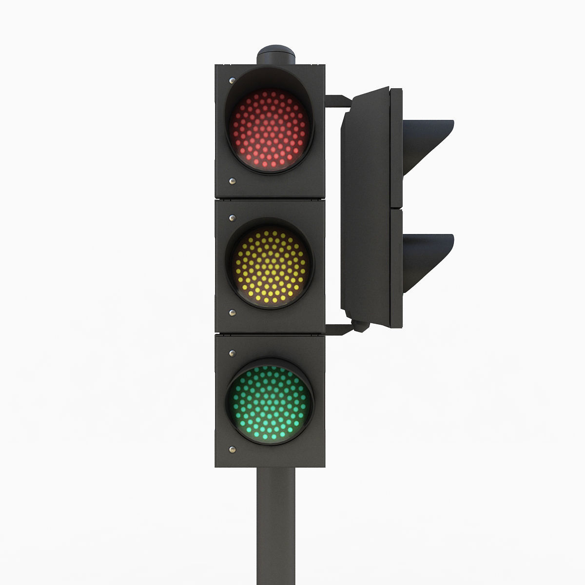 Traffic Light 3D model_2