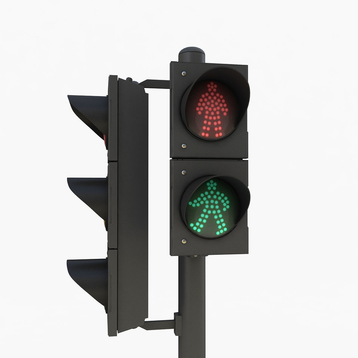 Traffic Light 3D model_4