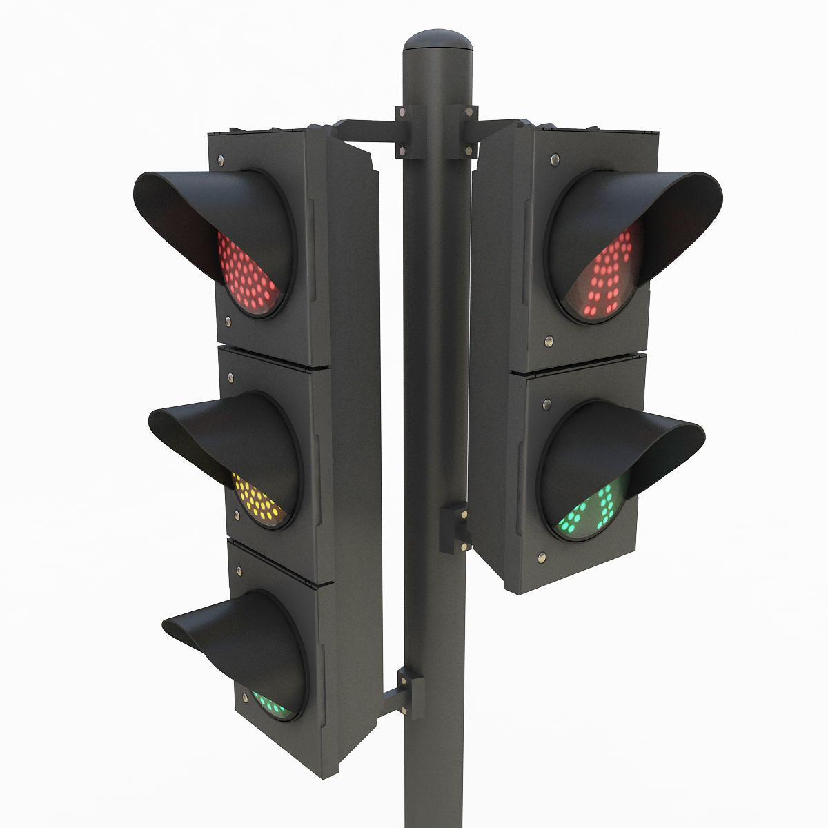 Traffic Light 3D model_7