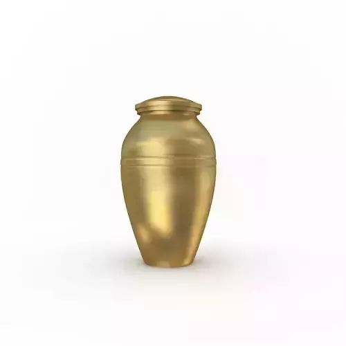3d Urn golden