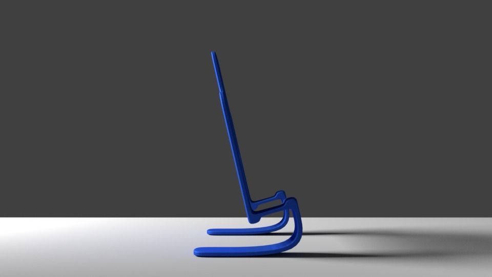 Universal phone chair 3D print model_2