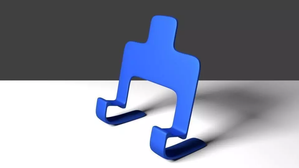 Universal phone chair 3D print model_0