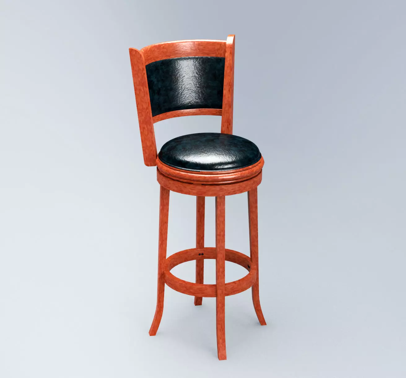 Chair bar stool Free 3D model_0