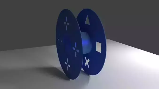 Playstation themed filament spool