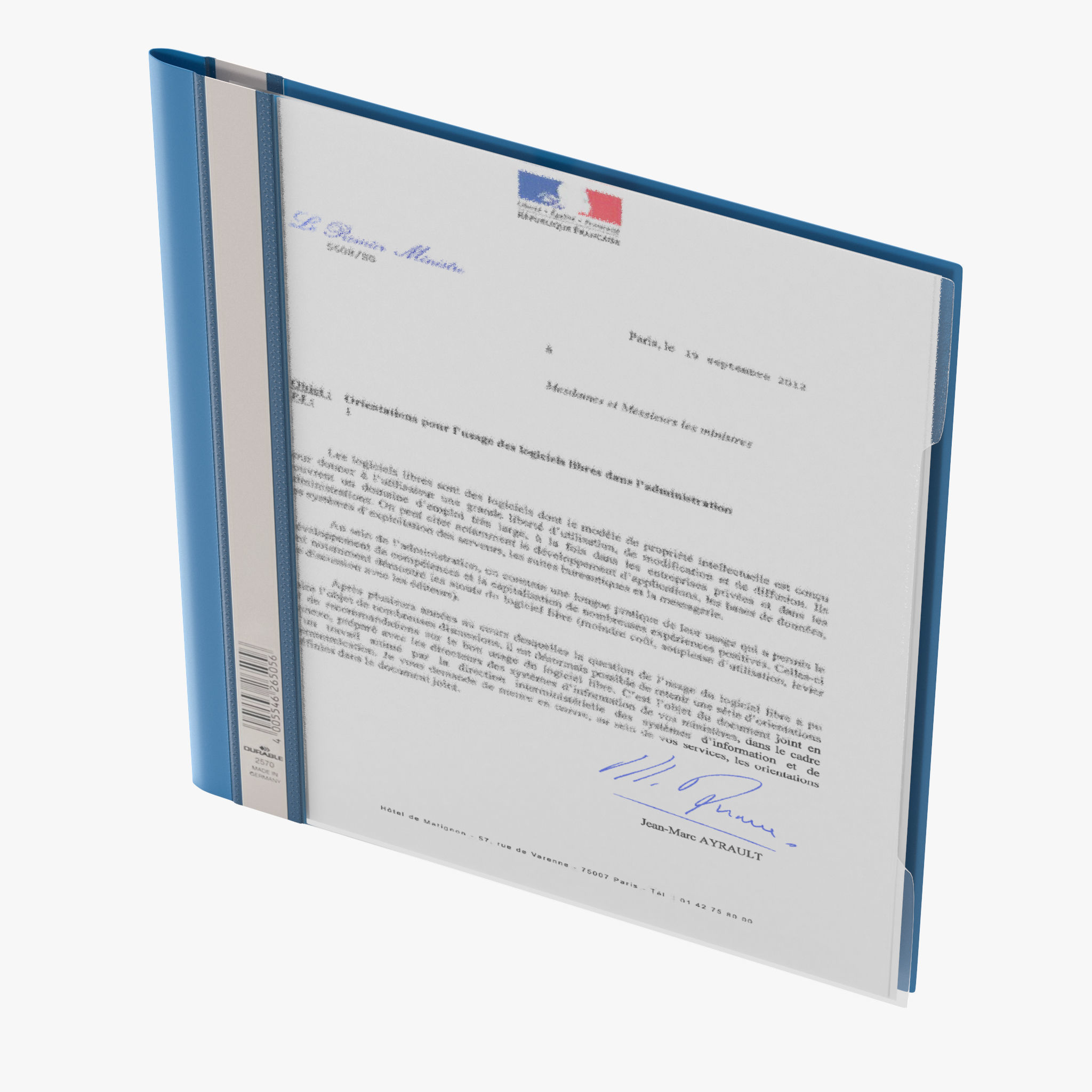 Suitcase with Clothes 3D model_9