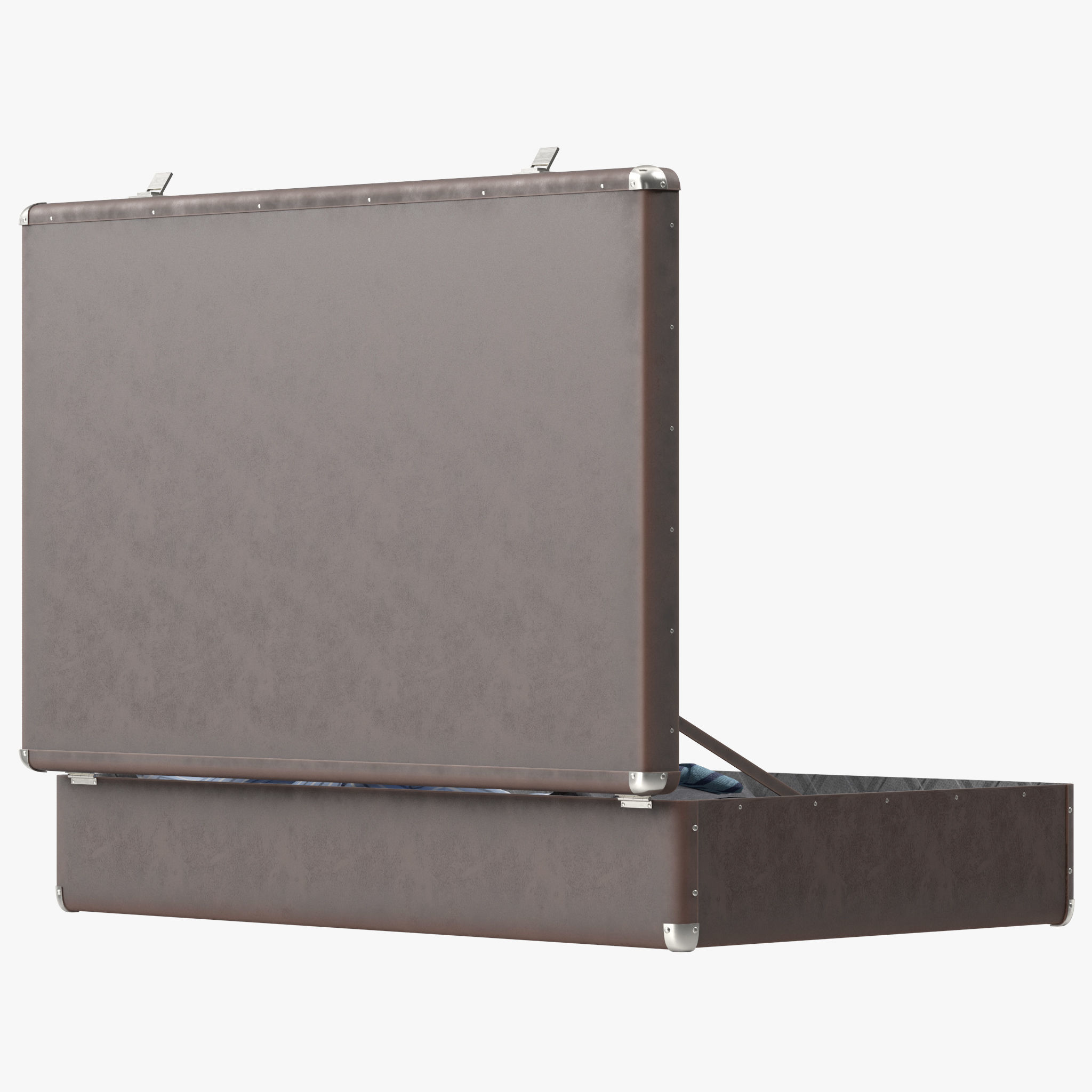 Suitcase with Clothes 3D model_6