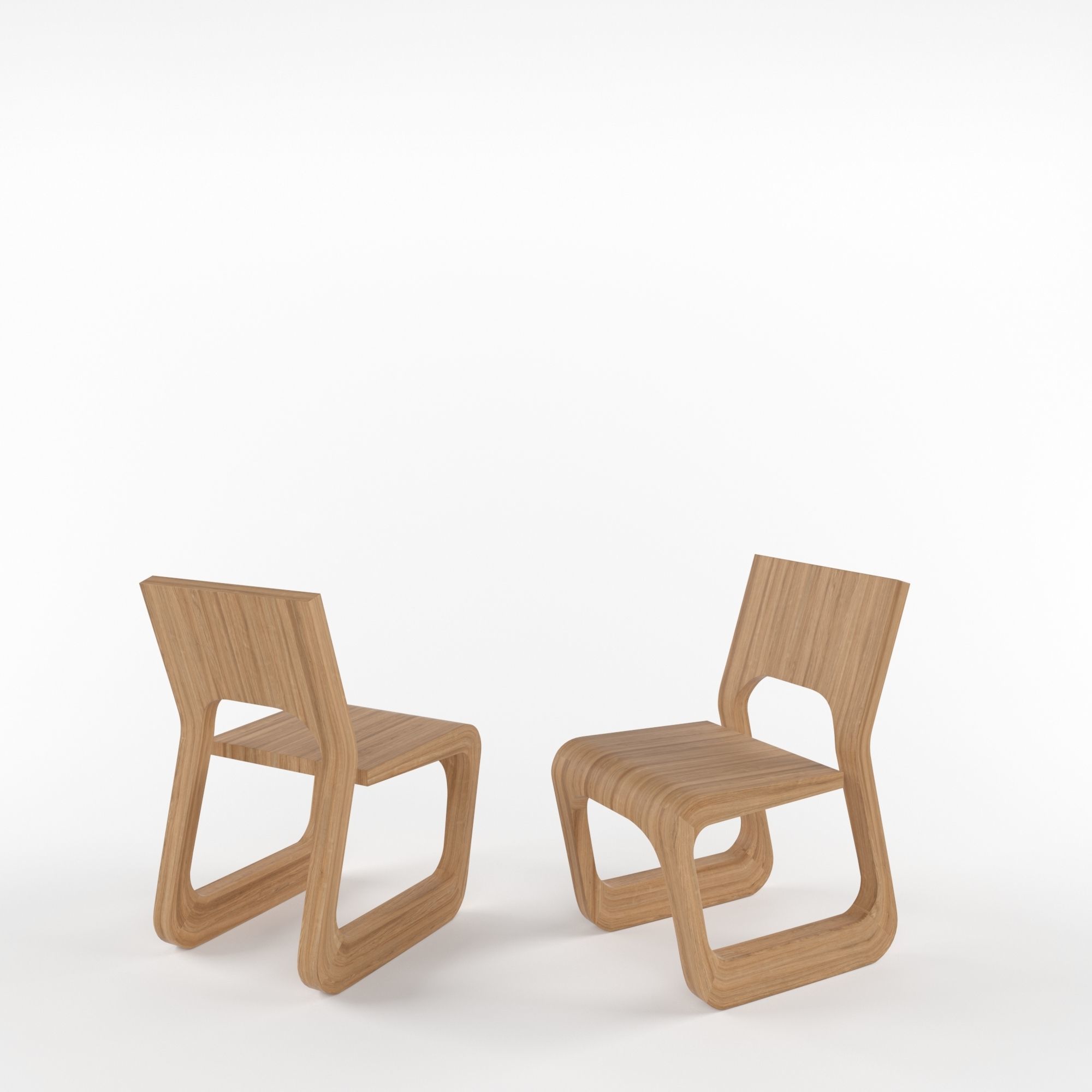 Steek Table and Chair by Artisan 3D model_4