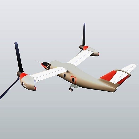 Bell Agusta BA-609 N609AG verticopter 3D model_11